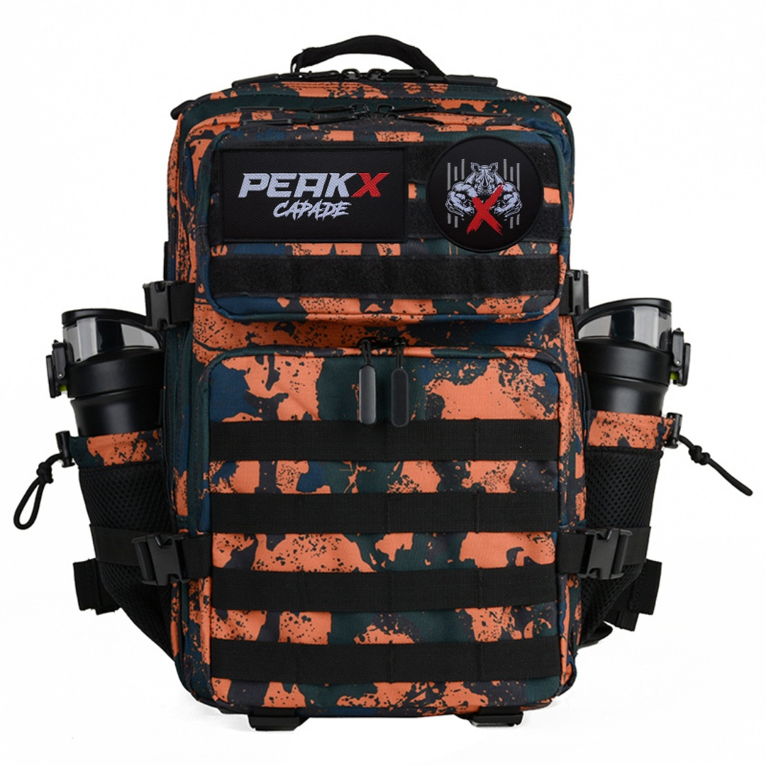 Peakxcapade Gym Backpack, Branded Patches