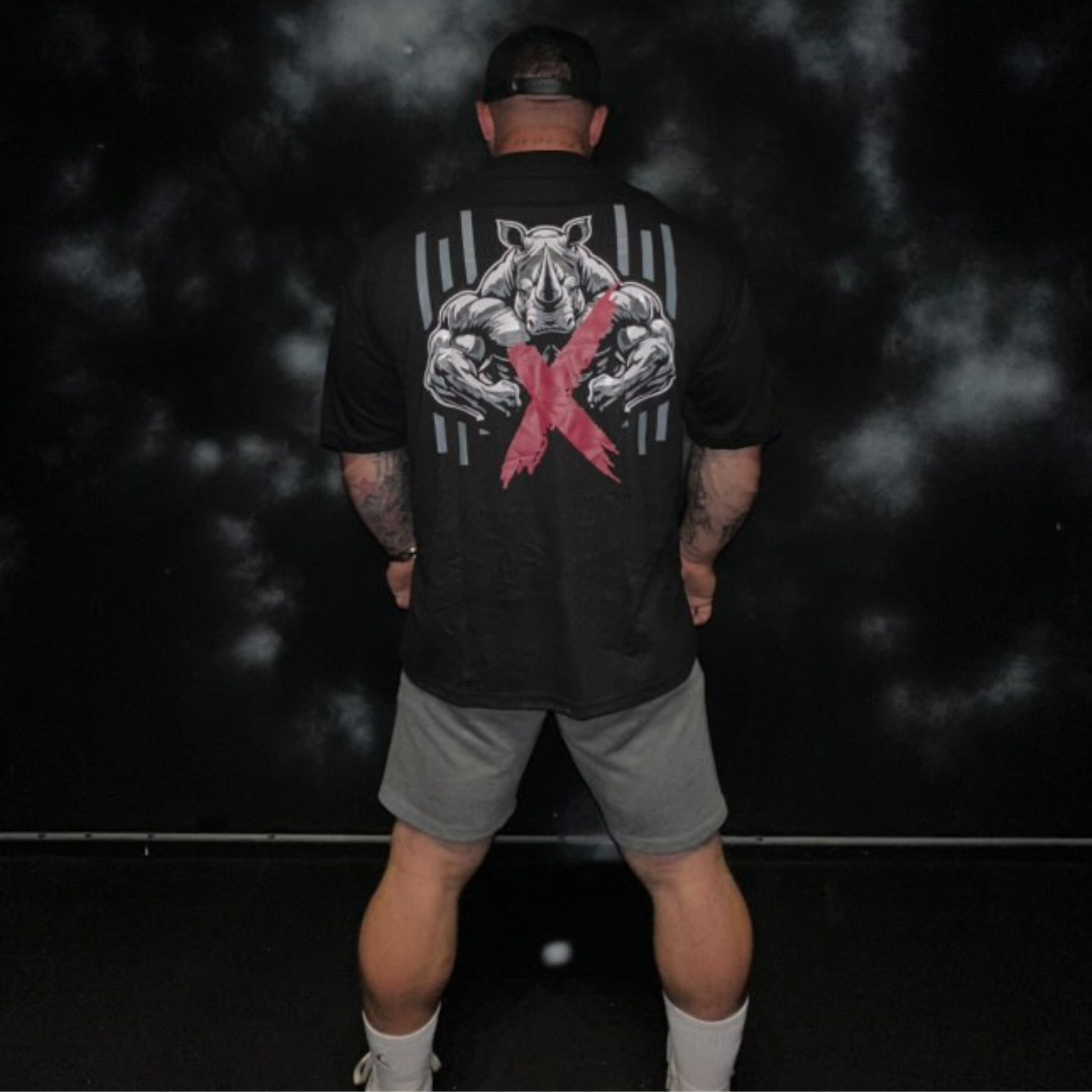 Rhino Oversized T-Shirt – Bold Streetwear Style by Peakxcapade