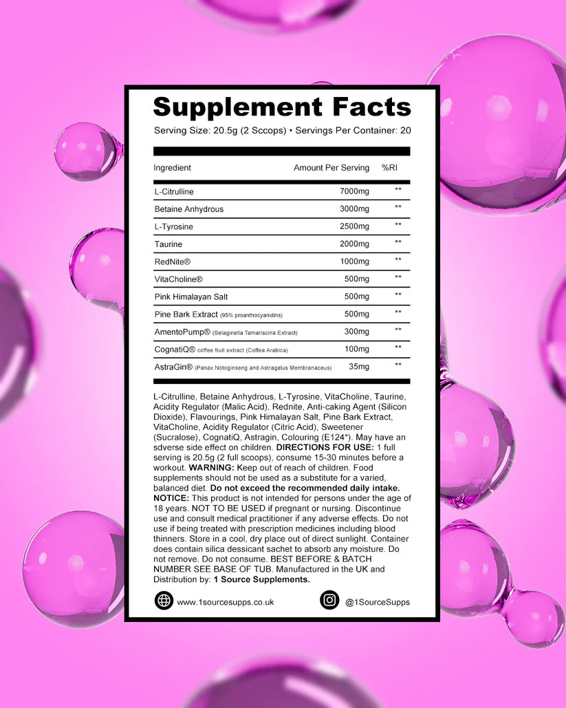 PUMPED1 - Ultimate Non-Stim Pre