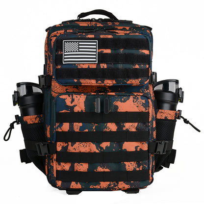 Peakxcapade Gym Backpack, Branded Patches and Zippers Included